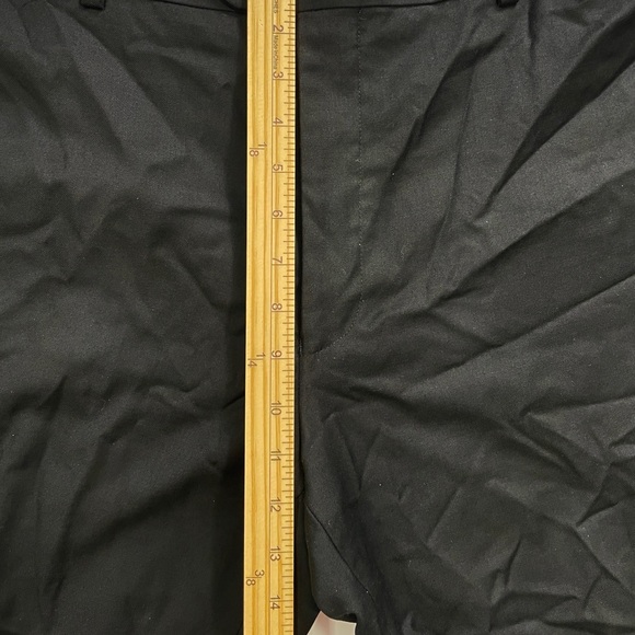 Mantoni Black Dress Pants 2BT. Vent. No Pleat Super 140’s - Size 48 - Picture 5 of 6